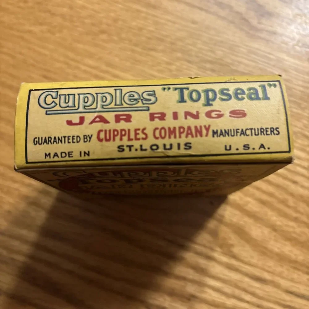 Vintage Boxes of Canning items Cupples Top Seal & BerNARdin Lids